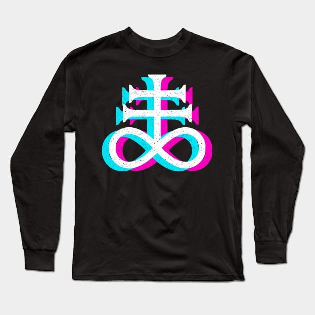 LEVIATHAN CROSS - SATANISM AND THE OCCULT Long Sleeve T-Shirt by Tshirt Samurai